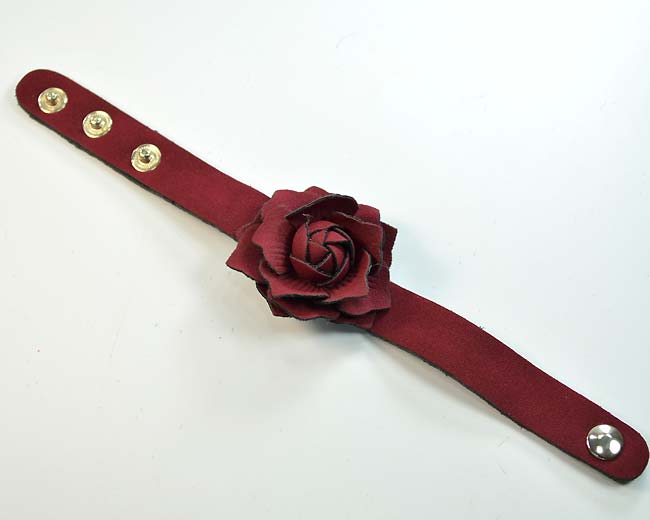 bracelet rose marron