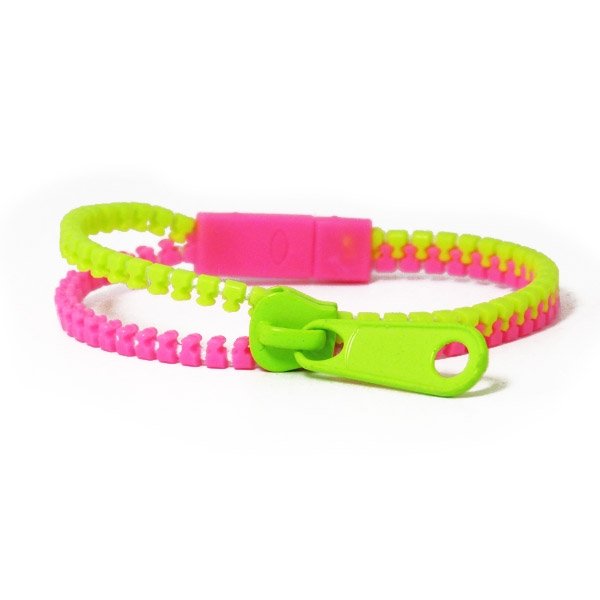 bracelet zipper, 2 couleurs