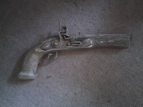pistolet de décoration patiné artichaut